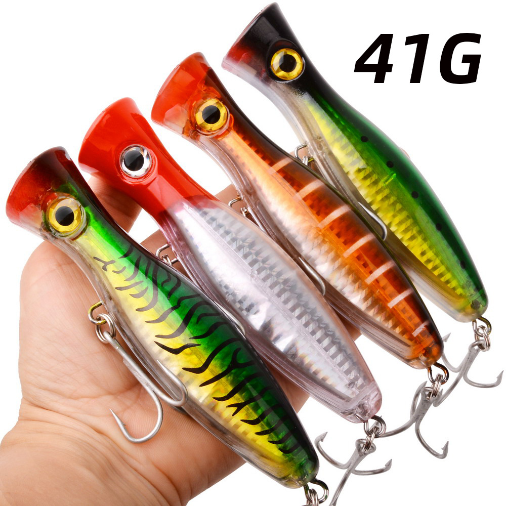 Fishing Lure Popper - 12.5CM 41g Big Popper Wobbler Fishing