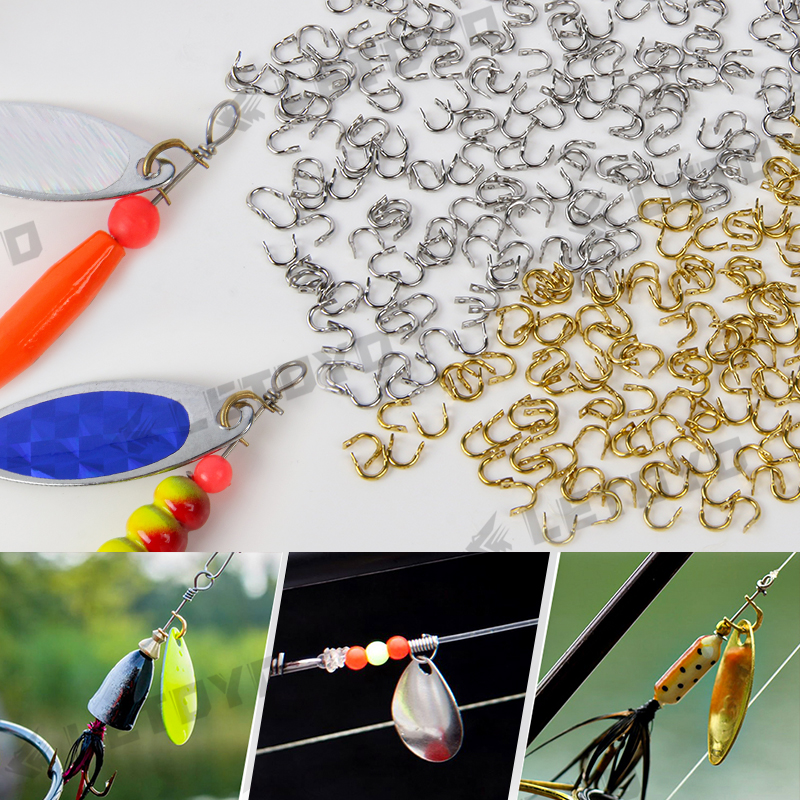 LETOYO 100pcs Folded Clevises  - Fishing Lure Making Kit review and price