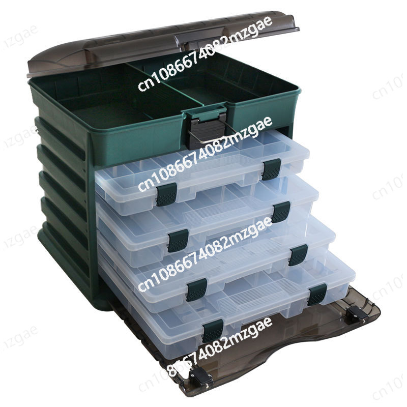 Medium 4-layer portable lure b - Fishing Lure Box review and price