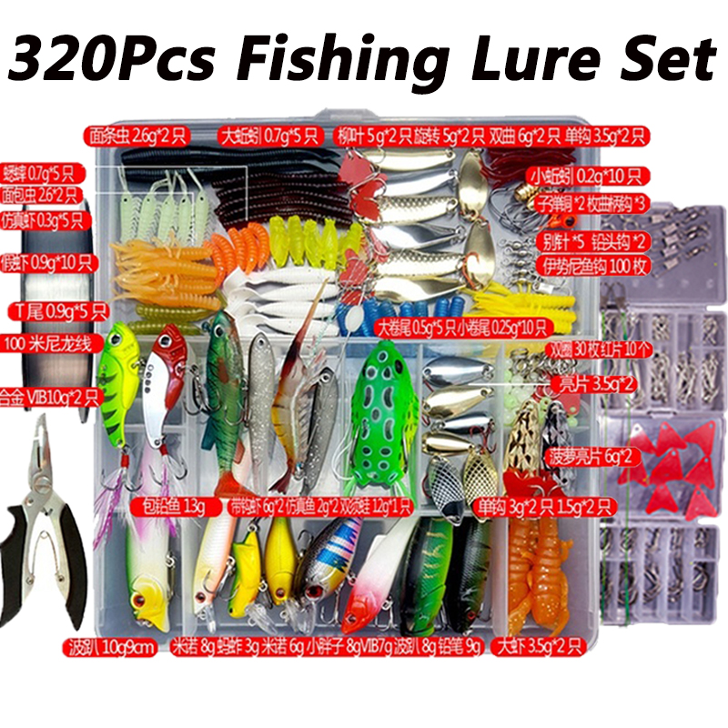 Fishing Lure Kit Soft and Hard - Fishing Lure Soft Plastic review and price
