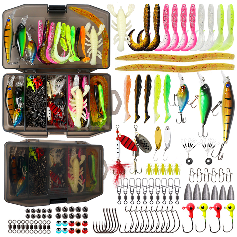 New 120PCS Fishing Lure Set So - Fishing Lure Box review and price