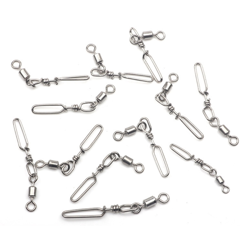10Pcs Stainless Steel Quick Sn - Fishing Lure Making Kit review and price
