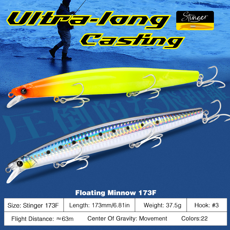 TSURINOYA Shore Fishing STINGE - Fishing Lure Topwater review and price