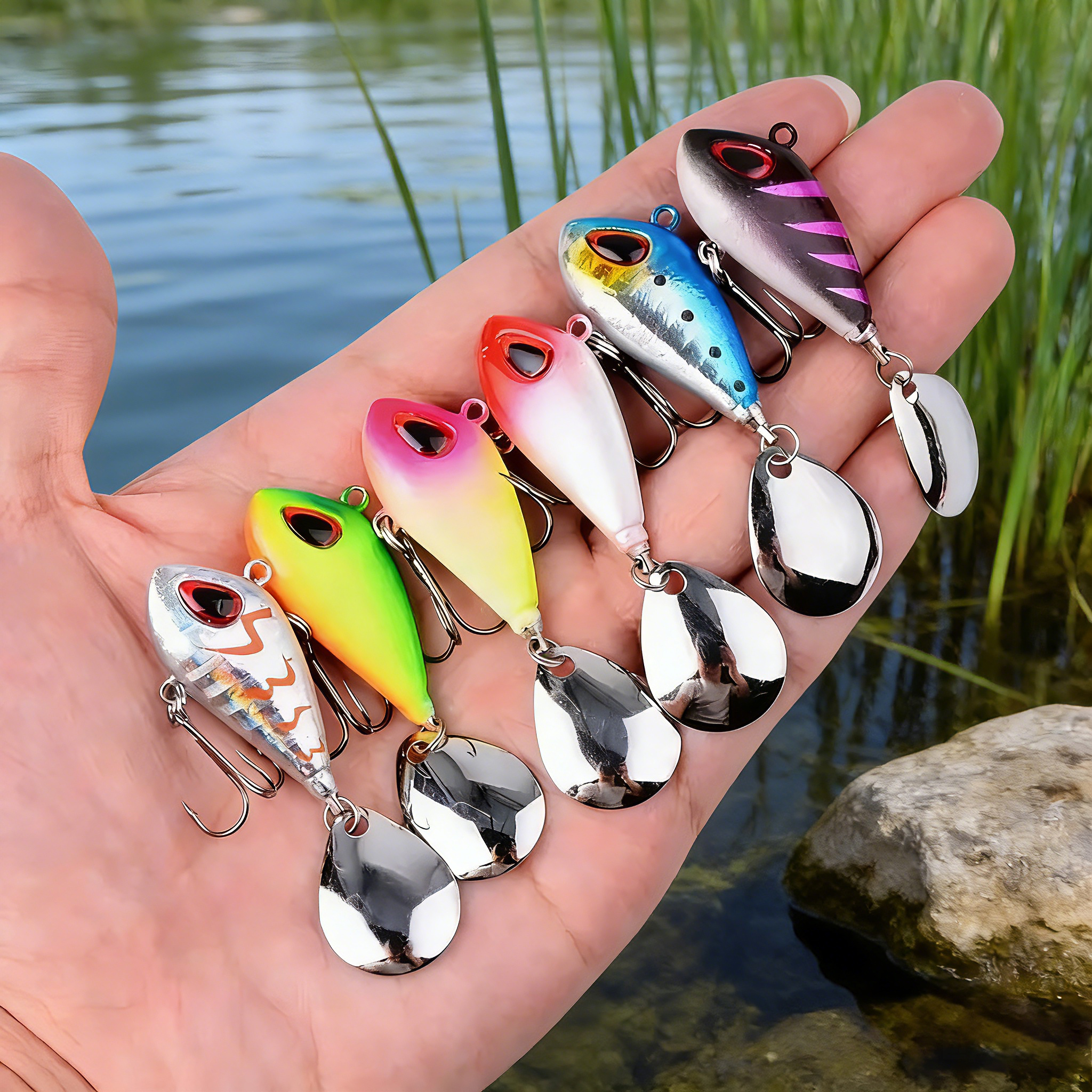 5/6pcs Mini VIB With Spoon Fis - Fishing Lure Crankbait review and price
