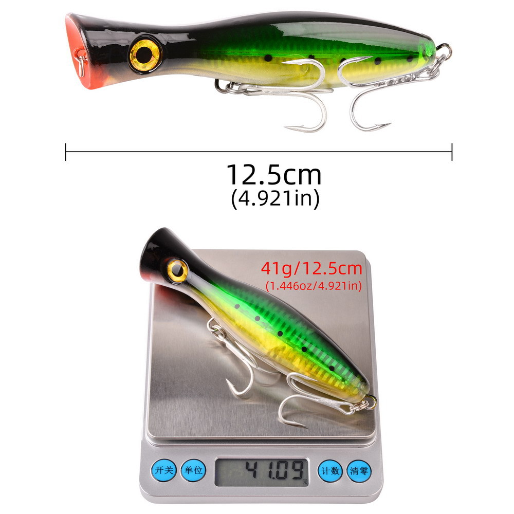 12.5CM 41g Big Popper Wobbler  - Fishing Lure Popper review and price