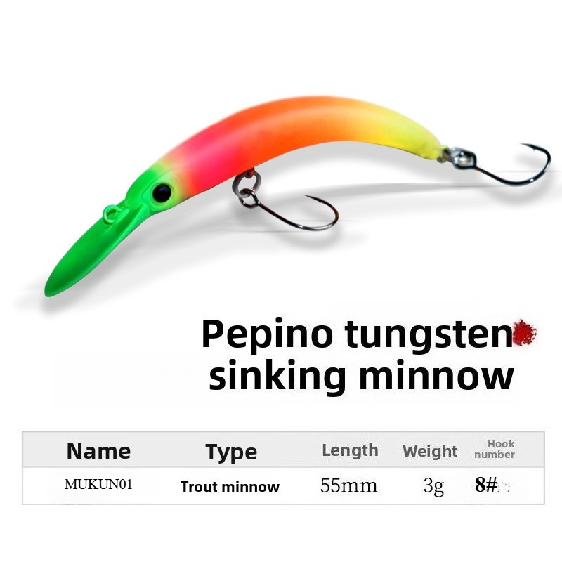 MUKUN 1PCS Mini Minnow Wobbler - Fishing Lure Crankbait review and price