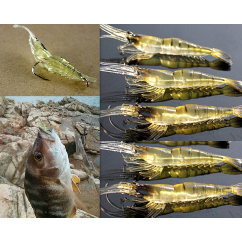 New 10-1PC Artificial Soft Shr - Fishing Lure Crankbait review and price