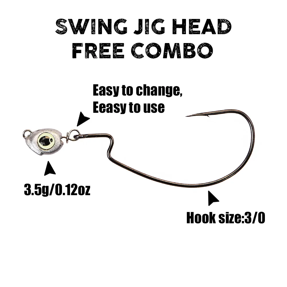 B&U Swing Jig head cheburashka - Fishing Lure Accessories review and price
