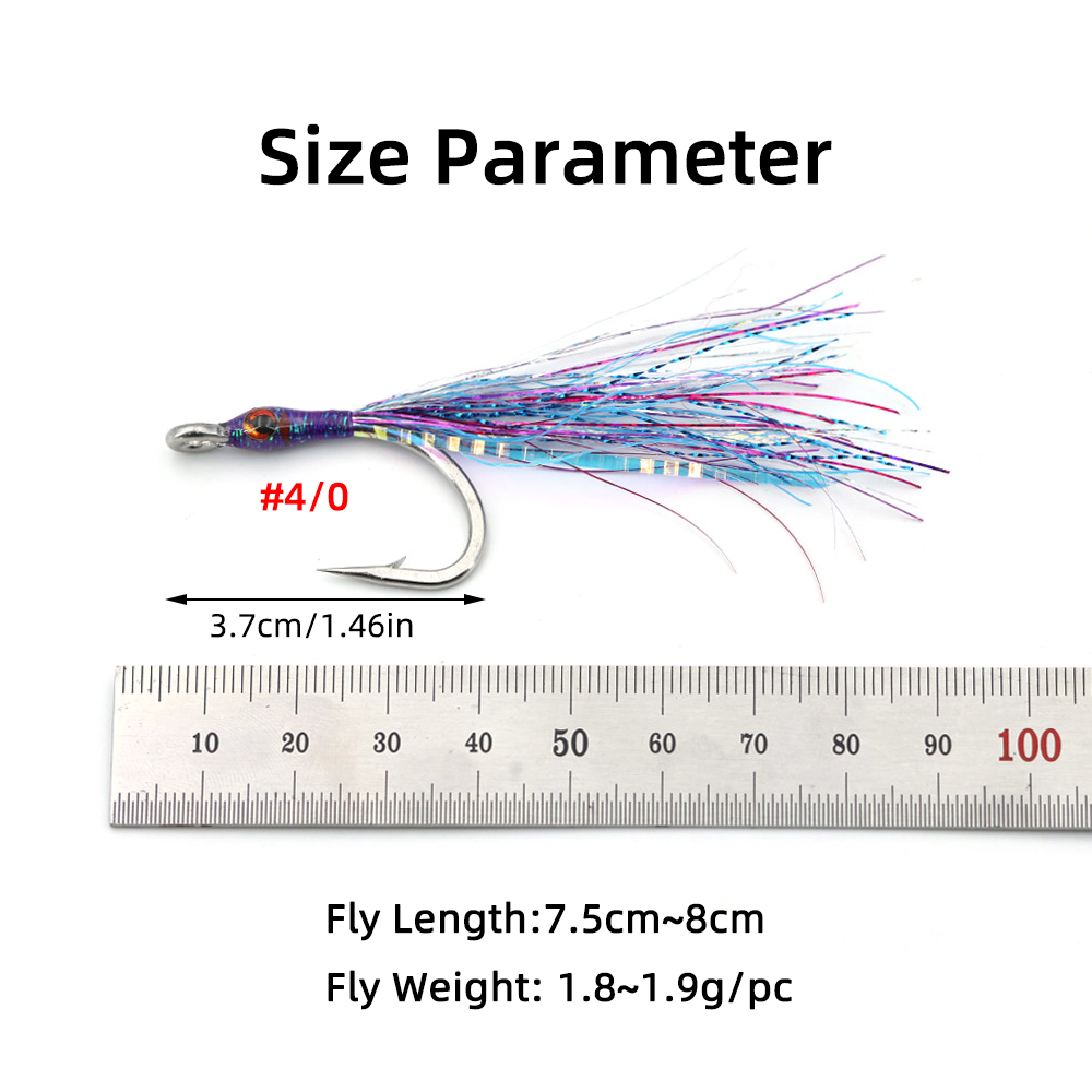 Saltwater Minnow Fly 4/0 Stain - Fishing Lure Swimbait review and price