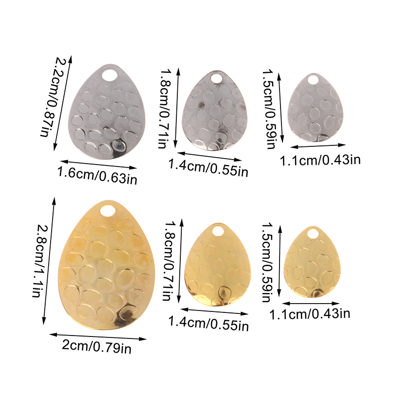 20Pcs Metal Waterdrops Shape F - Fishing Lure Accessories review and price